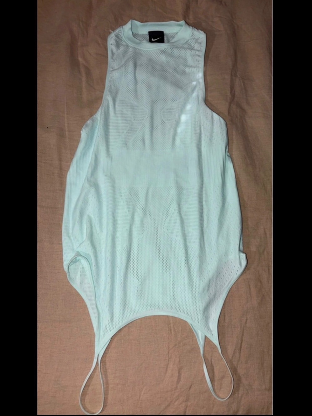 Nike Women's Size M Blue One Piece Workout
Wear, Worn Once, High Neck